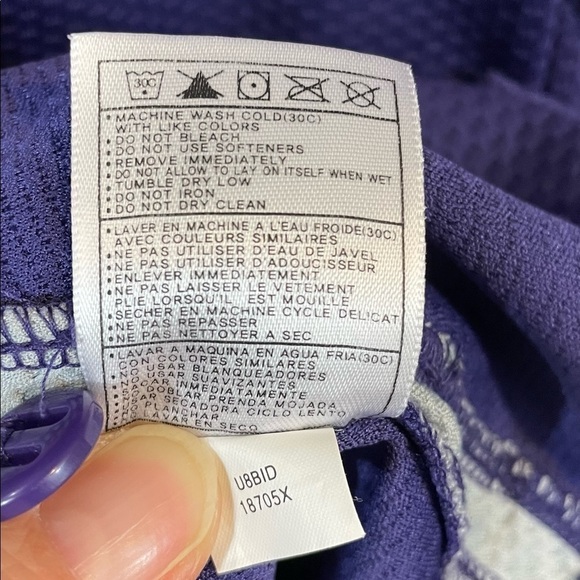 Vintage NIKE Kansas State Wildcats short sleeve‎ waffle knit Polo Shirt, sz M - Picture 5 of 8